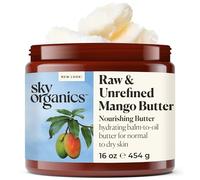 Sky Organics │ Burro di mango per corpo e viso, 100% grezzo e non raffinato per idratare, equilibrare e tonificare uniformemente, 454 g