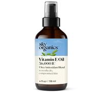 Sky Organics Miscela di Oli Viso alla Vitamina E - Olio Vitamina E Viso - Olio Viso Idratante - Per una Pelle Giovane e Liscia - 118 ml