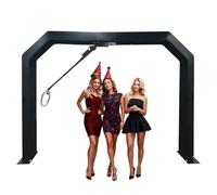 Sky Overhead 360 Photo Booth per grandi feste, macchina fotografica a 360 gradi con rotazione completa del corpo con luce RGB anello per live streaming, matrimoni
