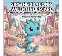 Sky the Dragon’s Valentine Escape: Whimsical Valentine’s Day Coloring Book