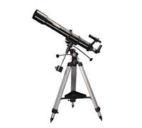 Sky-Watcher Evostar-90 EQ-2 Telescopio con Lenti, Nero, estensibile in altezza da 71 cm fino a 121 cm