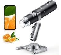 Microscopio Digitale WiFi, SKYBASIC Microscopio con Ingrandimento da 50X a 1000X 1080P Handy-Microscopio Digitale Portatile con 8 LED Mini Videocamera Compatibile per Android/iOS/Windows/Mac
