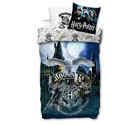 SkyBrands Harry Potter, biancheria da letto, 135 x 200 cm, 80 x 80 cm, federa Hogwarts, 100% cotone, testato contro la presenza di sostanze nocive secondo lo standard Öko-Tex tedesco
