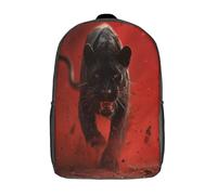 SkyClouf Black Panther Zainetto Asilo Bambino, Zaino Bambino Zaino Bambina Morbido Zaino Bimba Asilo Cartoon 3D Zainetti Bambino Bimba Zaino 17inch
