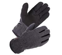 SKYDEER Guanti invernali con morbida pelle di cervo camoscio termico pile polare, caldo isolamento Thinsulate 3M (SD8661T), Grigio-2023, S