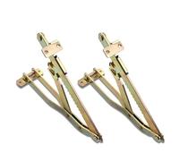 SKYDIN Cerniere 2Pcs Beauty Bed Telaio di Supporto Pieghevole Regolabile Lettino da Massaggio Cerniera di Sollevamento multistadio Supporto Triangolare per Divano Hardware (Color : 235mm)