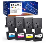 Skydo TK5240 Cartucce di Toner Compatibile con Kyocera TK-5240 M5526cdw | Compatibile con Kyocera TK5240 per Kyocera ECOSYS M5526cdw M5526cdn P5026cdw P5026cdn (Nero Ciano Magenta Giallo, 4-Pack)