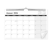 SKYDUE Calendario 2025, calendario 2025, da parete per casa e ufficio, dal 2025 al 2026 giugno, calendario da parete A4 orizzontale, calendario mensile 2025, ideale per coppie e famiglie