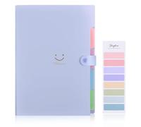 SKYDUE Cartella Portadocumenti, Raccoglitore Documenti Espandibile, Cartelle Portadocumenti A4 Con 5 Tasche, Porta Documenti, Organizer Documenti Per Casa Scuola(Viola scuro)