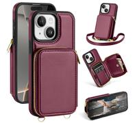 Skyeagle compatibile con il portafoglio iPhone 15 per le donne? Blocco RFID? Case di telefono Crossbody PU Pieta di credito per copertina di copertur