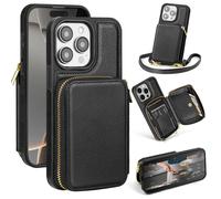 Skyeagle compatibile con iPhone 14 Pro Max Wallet Case per donne? Blocco RFID? Case di telefono Crossbody PU Pieno di credito per copertina per coper