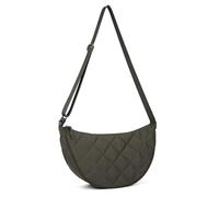 Skyearman Borsa a Tracolla Mezza Luna da Donna Puffer Crescent Con Cinturino Regolabile, Borsa a Spalla Alla Moda in Nylon Trapuntata Crescente, Verde