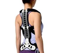 SkyFace Fascia Correttore Posturale Schiena Correttore Posturale Lombare Supporto Donna Uomo Tutore Spalla Busto Schiena Dritta Elastica Regolabile Ortopedico Cintura Raddrizza Schiena (L)