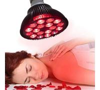 SkyFace Lampada a Raggi Infrarossi Riscaldante, E27 E26, 54 W, 18 LED