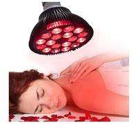 SkyFace Lampada a Raggi Infrarossi Riscaldante, E27 E26, 54 W, 18 LED, 850 NM e 660 NM Lampada a Luce Rossa e Infrarossi, per Alleviare Il Dolore e Rilassare i Muscoli, Animali e Umani