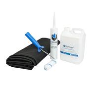 SkyGuard Kit tetto a capanno - Kit di copertura in gomma EPDM per capannoni e annessi - alternativa più duratura al feltro per capannoni (5 m x 7,7 m)