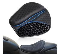 SKYJDM Cuscino pieghevole per sella moto in gel, grande struttura 3D a nido d'ape, assorbimento degli urti e cuscino traspirante per lunghe pedalate (L)