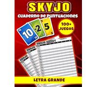 Skyjo Cuaderno de Puntuaciones: Hojas de Puntuación y Registro de Puntos para el Juego de Cartas Skyjo | Letra Grande