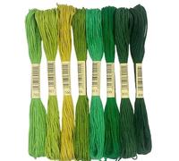 SkyjOy Filo da Ricamo Filo for Punto Croce Lo Stile Unico 8 Punto da Ricamo in Cotone interdentale Matasse for Cucire Mestiere Dofferente Colore sfumato(05)