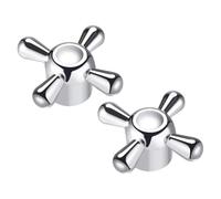 SkyjOy Maniglia Miscelatore Doccia 2 pezzi di maniglia for rubinetto in lega universale - Kit ricambio for da cucina e bagno