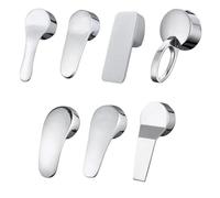 SkyjOy Maniglia Miscelatore Doccia Maniglia di ricambio for rubinetto a bobina da 35 mm/40 mm, in metallo cromato, for cucina e bagno(E 40MM)