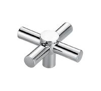 SkyjOy Maniglia Miscelatore Doccia Maniglia for rubinetto a croce in lega di zinco universale for rubinetti for lavello caldo e freddo, parti ricambio for da bagno cucina