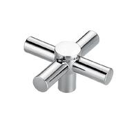 SkyjOy Maniglia Miscelatore Doccia Pomello for rubinetto a croce in lega di zinco universale for rubinetti for lavello caldo e freddo, parti ricambio for da cucina bagno