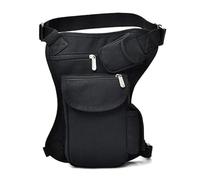 SkyjOy Marsupio Gamba Moto Marsupi da Uomo, marsupi da Gamba, Cintura da Uomo, Marsupio for Bicicletta e Motocicletta Marsupio Moto da Gamba(Noir)