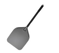 SkyjOy Pala per Pizza 12 13 14 Pala for Pizza con Manico Lungo, Super Liscia, Leggera, for Girare la, Accessori for Forno da Esterno, Pala for Antiaderente(Black 14inch 91cm)