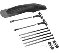 SkyjOy Parafango MTB Parafanghi for Biciclette Parafango for Mountain Bike 26-29 Pollici Anteriore Ruota Posteriore for Pneumatici Protezione A Sgancio Rapido(Rear Fender)