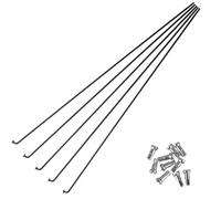 SkyjOy Raggi Bicicletta Raggi I Raggi della Bicicletta Sono Dotati di copriraggi Accessori for la Riparazione del Filo Ruota in Acciaio antiruggine 45#(264MM)