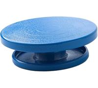 SkyjOy Ruota for Ceramica, for Giradischi in for Girevole Manuale for Torte Resistente for Modello Arte in Progetti di Artigianato Artistico Fai-da-Te Creazione Argilla(Blue 15cm)