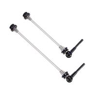 SkyjOy Sgancio Rapido MTB Spiedini for mozzo Ruota Bici 2 Pezzi Asta a sgancio rapido Resistente antifurto Parte Fissa Anteriore Posteriore for Bicicletta da Montagna(Noir)