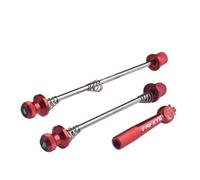 SkyjOy Sgancio Rapido MTB Spiedini for mozzo Ruota for Bicicletta Ruote for Blocco di Sicurezza Post a sgancio rapido Accessori for Parti da Strada Montagna MTB antifurto Ultraleggero(Red)