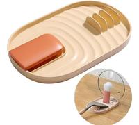 SkyJoy®Supporto per coperchio di pentola.Rosa.Porta utensili da cucina pieghevole multifunzionale, porta posate, porta coperchi di pentole, porta cucchiai. Mantiene in ordine la cucina.