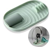 SkyJoy®Supporto per coperchio di pentola.Verde.Porta utensili da cucina pieghevole multifunzionale, porta posate, porta coperchi di pentole, porta cucchiai. Mantiene in ordine la cucina.