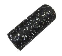 SkyjOy Tulle 2 Pezzi 25 Iarde 15 cm Glitter Paillettes Tulle Rotolo Tutu Tessuto Decorazione Matrimonio Fai da Te Artigianato Forniture for Feste di Compleanno(C40)