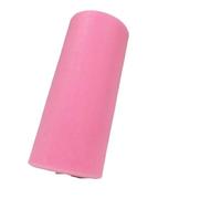 SkyjOy Tulle 2 Pezzi di Tulle in Tinta Unita, Rotolo, Tessuto a Rete, Bobina da 6" Larghezza, 10 Iarde e semplici Fasce for Capelli, Fiocco, Decorazione for Feste Fai Te(Pink)