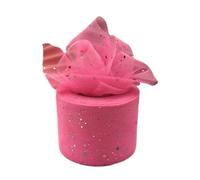 SkyjOy Tulle 6cm 25Yards Tulle Rolls Glitter Powder Sequin Mesh Ribbon Fai da Te Bambina Fiocco for Capelli Pompon for Gonna Tutu Sacchetto Regalo Decorazione(Pink)