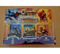 Skylanders GIANTS Battle Pack Scorpion Striker ZAP CATAPULT HOT DOG nuovo sig...