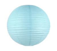 SKYLANTERN Sfera di carta blu cielo 50 cm - Lampione di carta di riso - Lanterna giapponese blu cielo per decorazione di matrimonio, compleanno, feste
