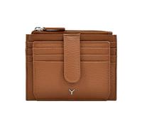 SKYLE Portacarte Bifold in Pelle da Donna, Protetto RFID con 9 Scomparti per Carte e Finestra per Documento d’Identità e Tasca con Cerniera per Contanti e Monete, Design Italiano