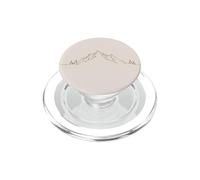 Skyline alpino tedesco Fine Line Art Mountain Silhouette PopSockets PopGrip per MagSafe