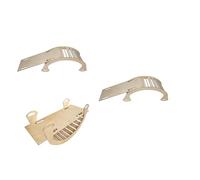Skyline Altalene di equilibrio in legno tunnel gioco arco da arrampicata montessoriano per bambini fatto a mano dondolo montessori scivolo con altalena con scivolo L