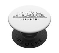 Skyline dell'Inghilterra Torre-Ponte Capitale: Londra PopSockets PopGrip Adesivo
