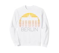 Skyline di Berlino Germania Vintage Sunset I Love Berlin Felpa