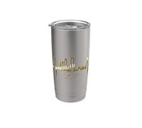 Skyline di Boston Skyline Battito del Coure Stati Uniti Bicchiere termico in acciaio inox doppia parete