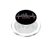 Skyline di Boston Skyline Battito del Coure Stati Uniti PopSockets PopGrip per MagSafe