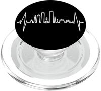 Skyline di Boston Skyline Battito del Coure Stati Uniti PopSockets PopGrip per MagSafe