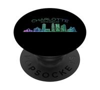 skyline di Charlotte PopSockets PopGrip Adesivo